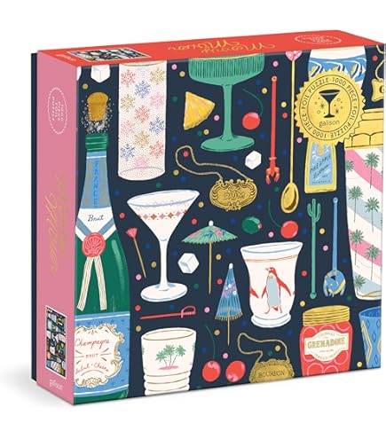 Amazon.com: Galison Needlepoint A to Z Panoramic Puzzle, 1000